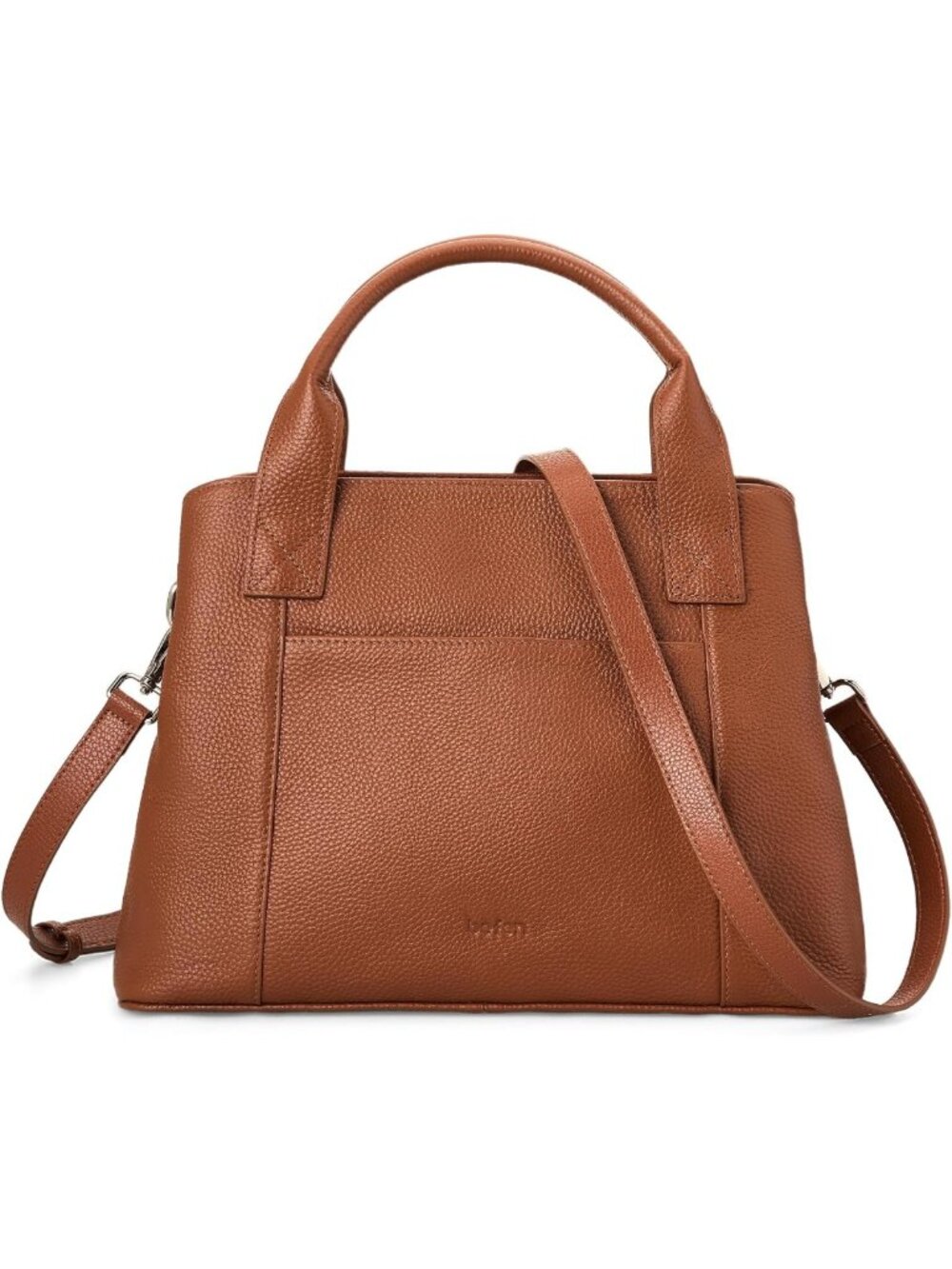 Stylish Genuine Leather Small Satchel Tote Bag | Soft Crossbody Shoulder Purse